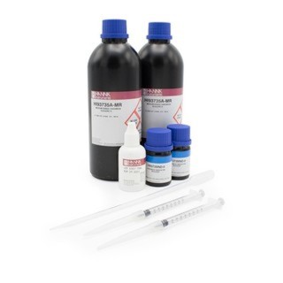 Réactifs pour photomètres Hanna Instruments, dureté totale gamme moyenne (100 tests)