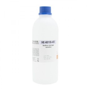 Solution conservation Hanna Instruments pour électrode ISE sodium, bouteille 500 mL