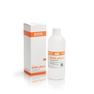 Solution d'étalonnage Hanna Instruments, conductivité à 80,00 mS-cm, bouteille 1 L