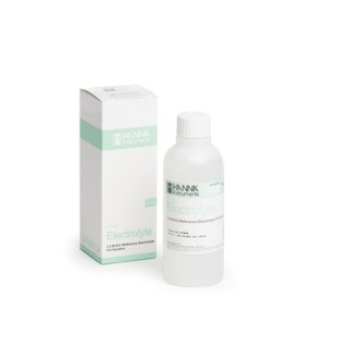 Solution électrolyte Hanna Instruments, 3,5 M KCl pour électrodes à double jonction, flacon 250 mL