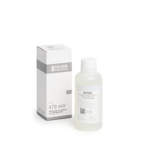 Solution test Hanna Instruments rédox à 470 mV, bouteille 230 mL