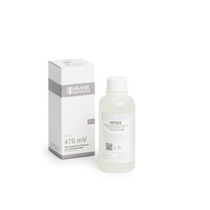 Solution test Hanna Instruments rédox à 470 mV, bouteille 230 mL