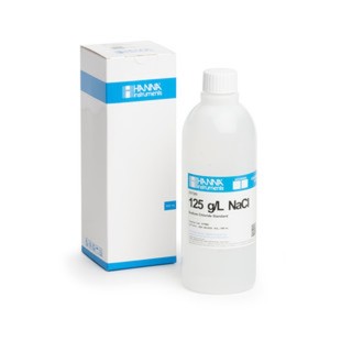Solution chlorure sodium Hanna Instruments, 125 g-L, bouteille 500 mL