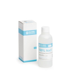 Solution d'étalonnage Hanna Instruments NaCl, bouteille 250 mL