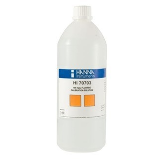 Solution fluorures Hanna Instruments, 100 mg-L, bouteille 500 mL