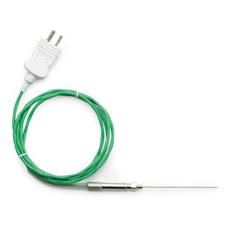 Sonde à thermocouple type K Hanna Instruments, aiguille inox 60 mm, température maxi 200 °C, câble PTFE 1 m
