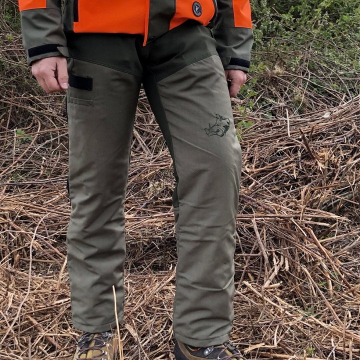 Pantalon de chasse Calydon vert kaki Francital