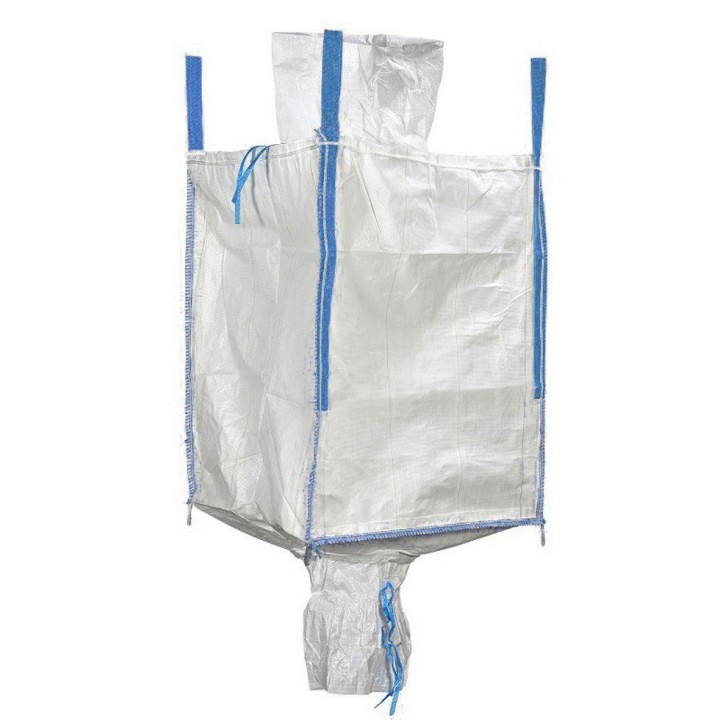 Big Bag avec jupe de remplissage et goulotte de vidange - Dim. Int. 91 x 91 x 120 cm - capacité 1000 kg