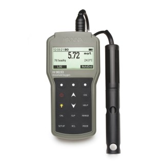 Oxymètre étanche avec baromètre intégré Hanna Instruments, port USB, sonde oxygène polarographique et câble 10 m