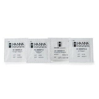 Réactifs de rechange Hanna Instruments pour trousse d'analyse HI3895, 10 tests (N, P, K, pH)