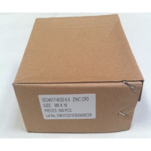 Boulon Tête Hexagonale 6 x 16 mm acier zingué