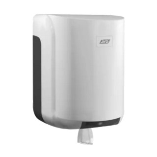 Distributeur de bobine d'essuie-mains dévidage central mural blanc ABS