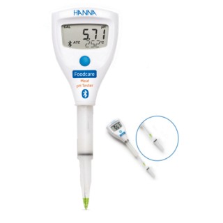 Testeur de pH Hanna Instruments avec électrode spéciale viande