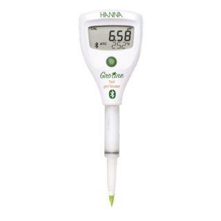 Testeur de pH Hanna Instruments avec électrode spéciale sol - Groline - HALO2 Bluetooth