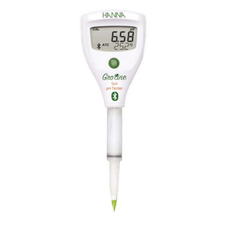 Testeur de pH Hanna Instruments avec électrode spéciale sol - Groline - HALO2 Bluetooth