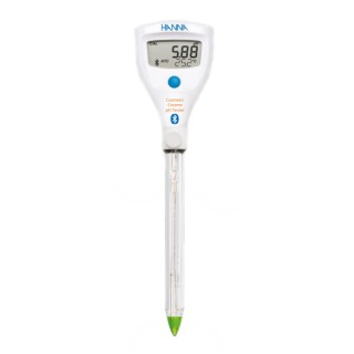Testeur de pH Hanna Instruments avec électrode spéciale produits cosmétiques  - HALO2 Bluetooth