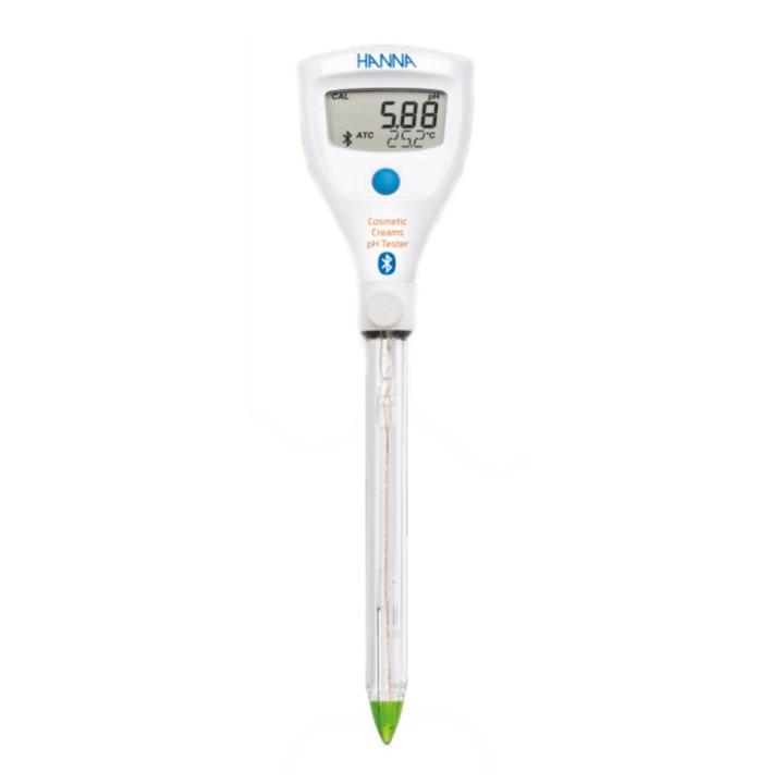 Testeur de pH Hanna Instruments avec électrode spéciale produits cosmétiques  - HALO2 Bluetooth