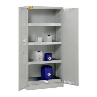 Armoire de sûreté produits chimiques et toxiques, portes battantes Cemo
