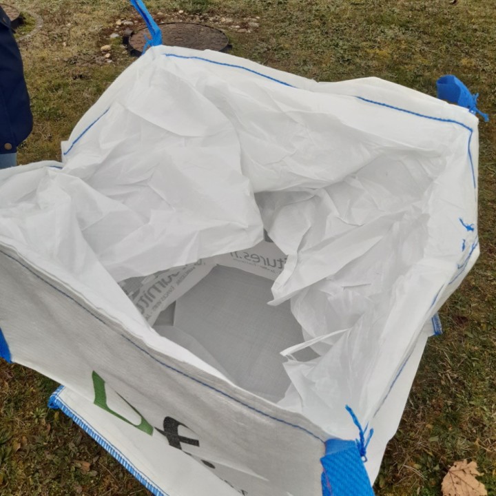 Big Bag avec jupe de remplissage - Dim. Int. 86 x 86 x 86 cm - capacité 1000 kg