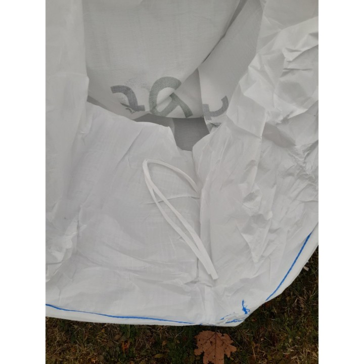 Big Bag avec jupe de remplissage et goulotte de vidange - Dim. Int. 91 x 91 x 120 cm - capacité 1000 kg