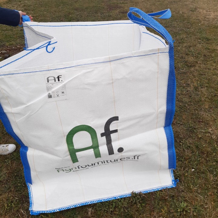 Big Bag vide, ouverture totale - Dim. int.91 x 91 x 106 cm - capacité 1500 kg