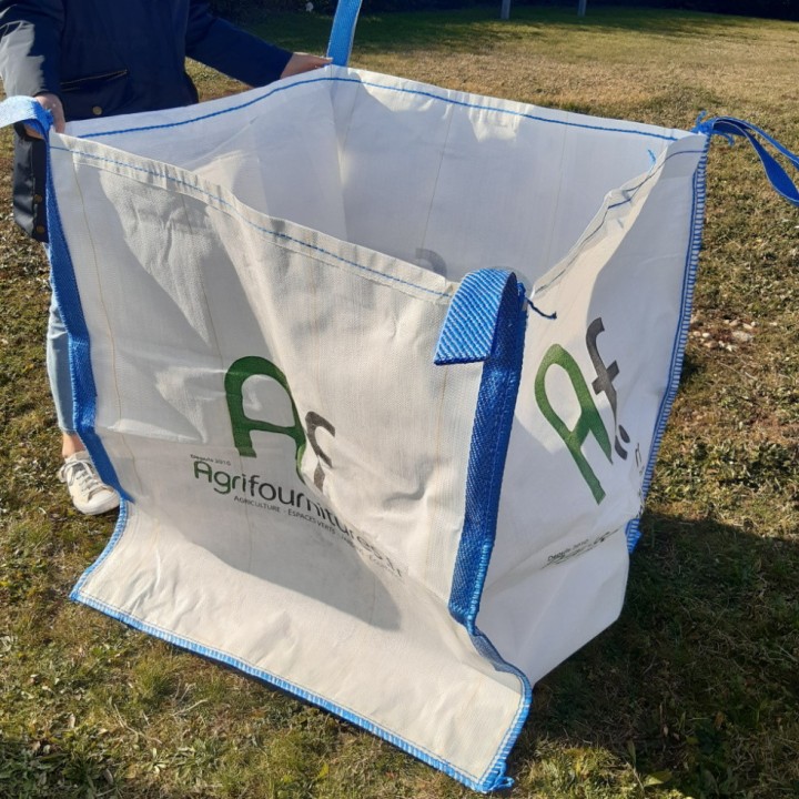 Big Bag vide, ouverture totale - Dim. int.91 x 91 x 106 cm - capacité 1500 kg