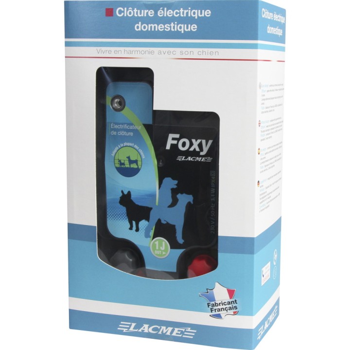 Electrificateur sur secteur pour clôture électrifiée pour chien Foxy-3 Lacmé
