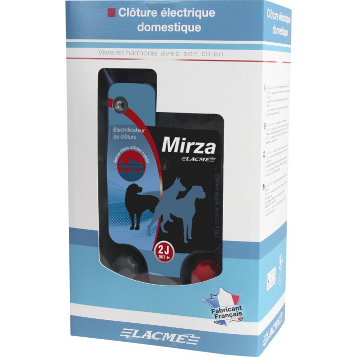 Electrificateur sur secteur pour clôture électrifiée pour chien difficile à garder Mirza-3 Lacmé