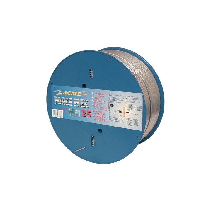 Conducteur en alliage d'aluminium FORCEFLEX 25, 400M Bobine Lacmé