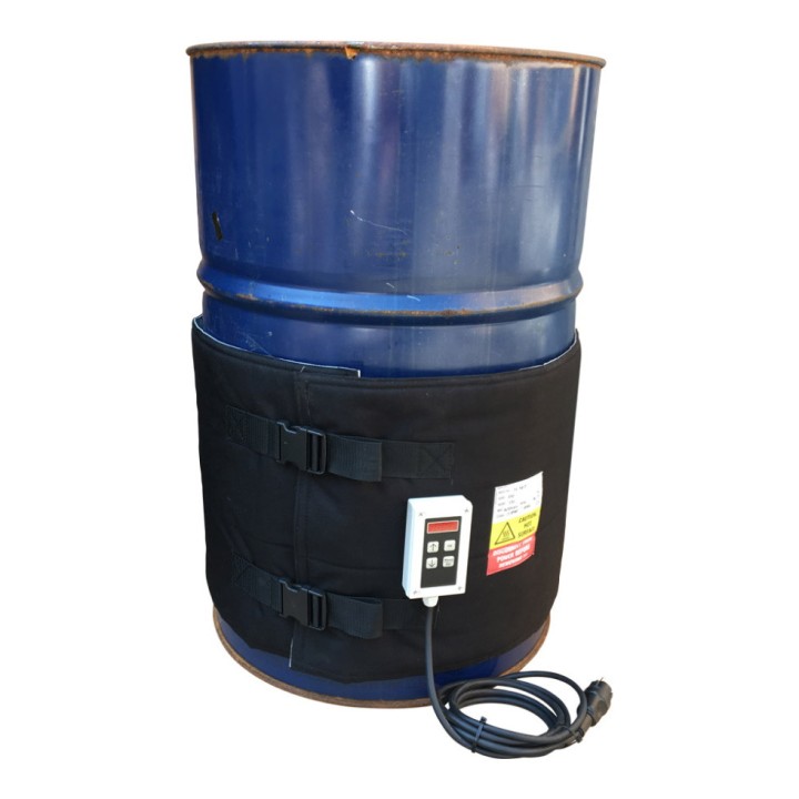 Chauffage de fût Kuhlmann avec contrôleur numérique (0-90ºC) - 230V - 400 W - 1650 x 370 mm