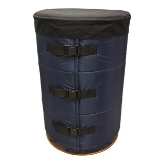 Couverture isolante bleue enveloppante Kuhlmann pour fût 200L