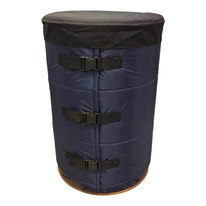 Couverture isolante bleue enveloppante Kuhlmann pour fût 200L