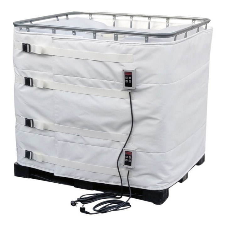 Chauffage Kuhlmann pour cuve IBC 1000L pour produits alimentaires et pharmaceutiques - Contrôleur numérique (0-90ºC) - 230V