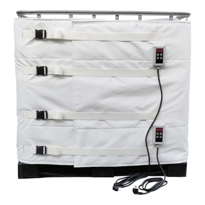 Chauffage Kuhlmann pour cuve IBC 1000L pour produits alimentaires et pharmaceutiques - Contrôleur numérique (0-90ºC) - 230V