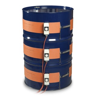 Chauffage de fûts en silicone Kuhlmann pour fût 50L - Contrôleur analogique (0-120ºC) - 230V - 500 W - 950 x 115 mm