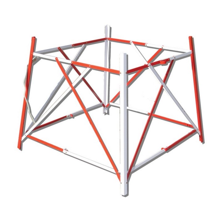 Barrière de chantier extensible C1, dim: 1 x 1 x 0,90 m Taravello