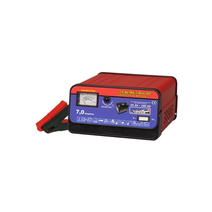 Chargeur classique pour batteries au plomb BAC 80 Lacmé
