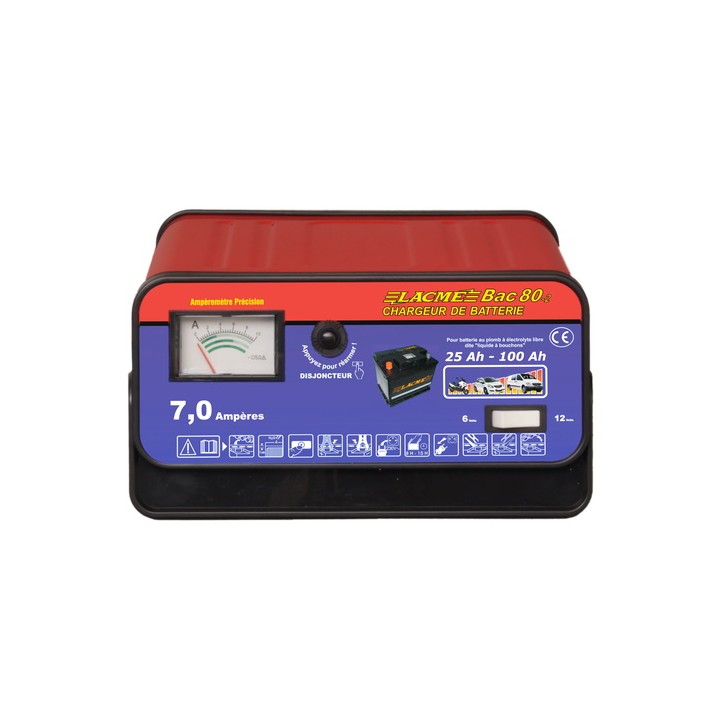 Chargeur classique pour batteries au plomb BAC 80 Lacmé