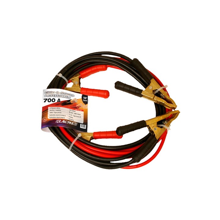 Câble de démarrage en cuivre 700 A CU 35 mm2 Lacmé