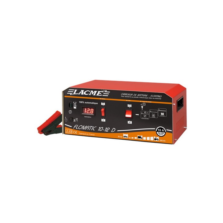 Chargeur pour batteries au plomb FLOMATIC 10-12 Lacmé