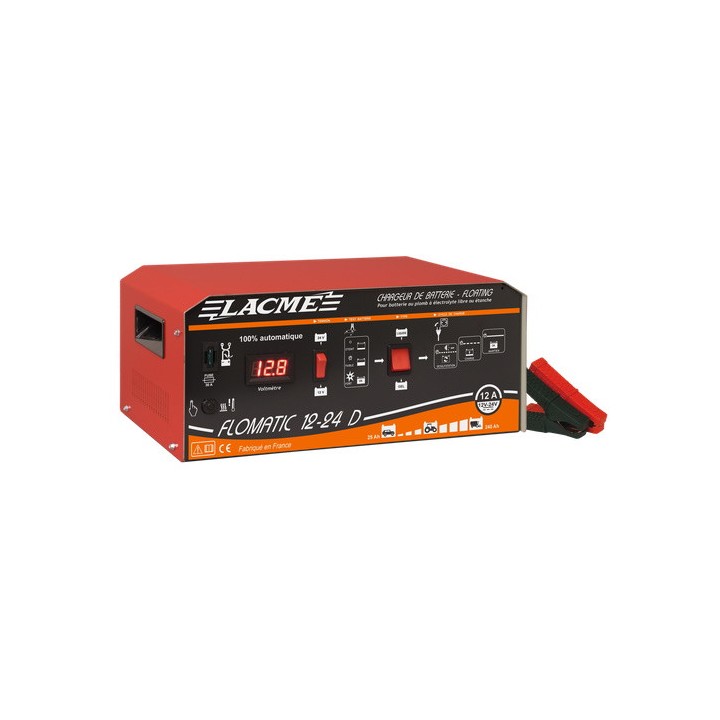Chargeur pour batteries au plomb FLOMATIC 12-24 Lacmé