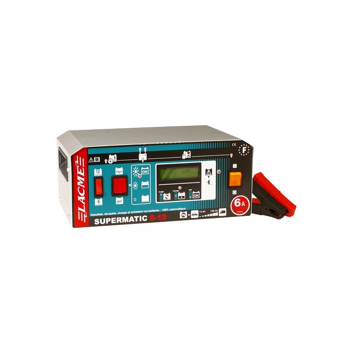 Chargeur pour batteries au plomb SUPERMATIC 6-12 Lacmé