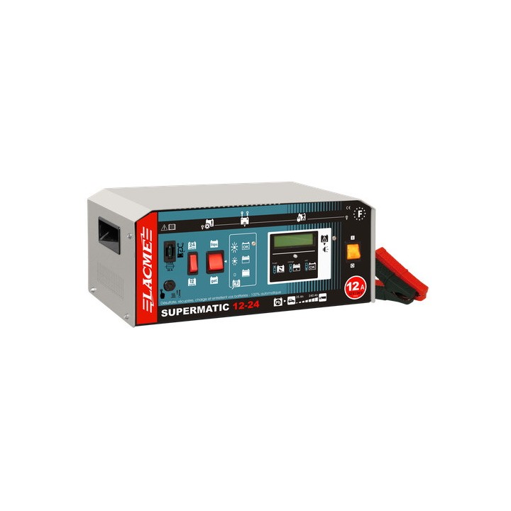 Chargeur pour batteries au plomb SUPERMATIC 12-24 Lacmé