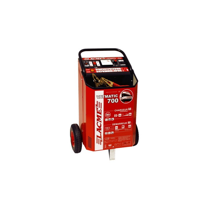 Chargeur automatique et démarreur pour batteries au plomb VATMATIC 700 Lacmé