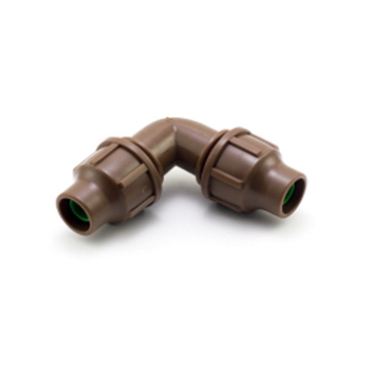 Raccord Lock Coude à serrage extérieur - Ø 16 mm