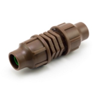 Raccord Lock manchon à serrage extérieur diam. 20 mm - Coloris marron