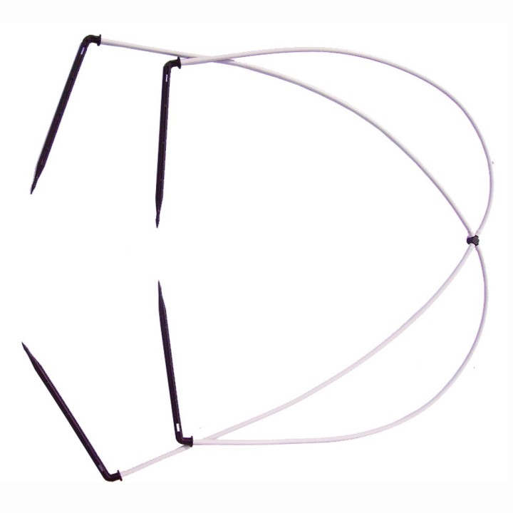 Ensemble Manifold NETAFIM 1 entrée / 4 sorties + 4 micro-tubes 60 cm + 4 piquets goutteur Arrow, lot de 25 pcs