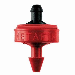 Goutteurs auto-régulants PC JUNIOR TV NETAFIM, 2 l/h, sortie tête de vipère, pour tubing 3/5 mm, lot 1000 pcs