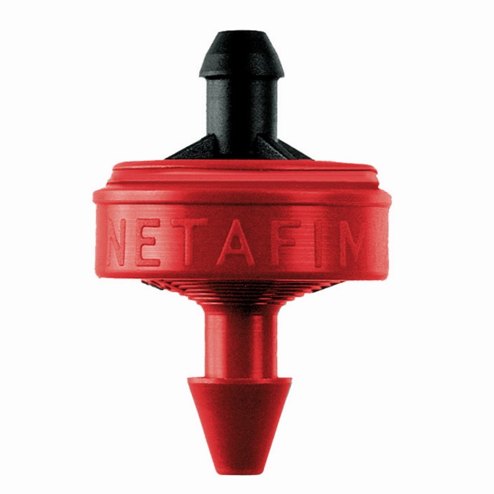 Goutteurs auto-régulants PC JUNIOR CNL TV NETAFIM, 2 l/h, sortie tête de vipère, pour tubing 3/5 mm, lot 1000 pcs