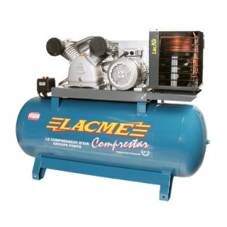 Compresseur d'air monoétagé à courroies fixes Comprestar 40V270SC Tri Lacmé
